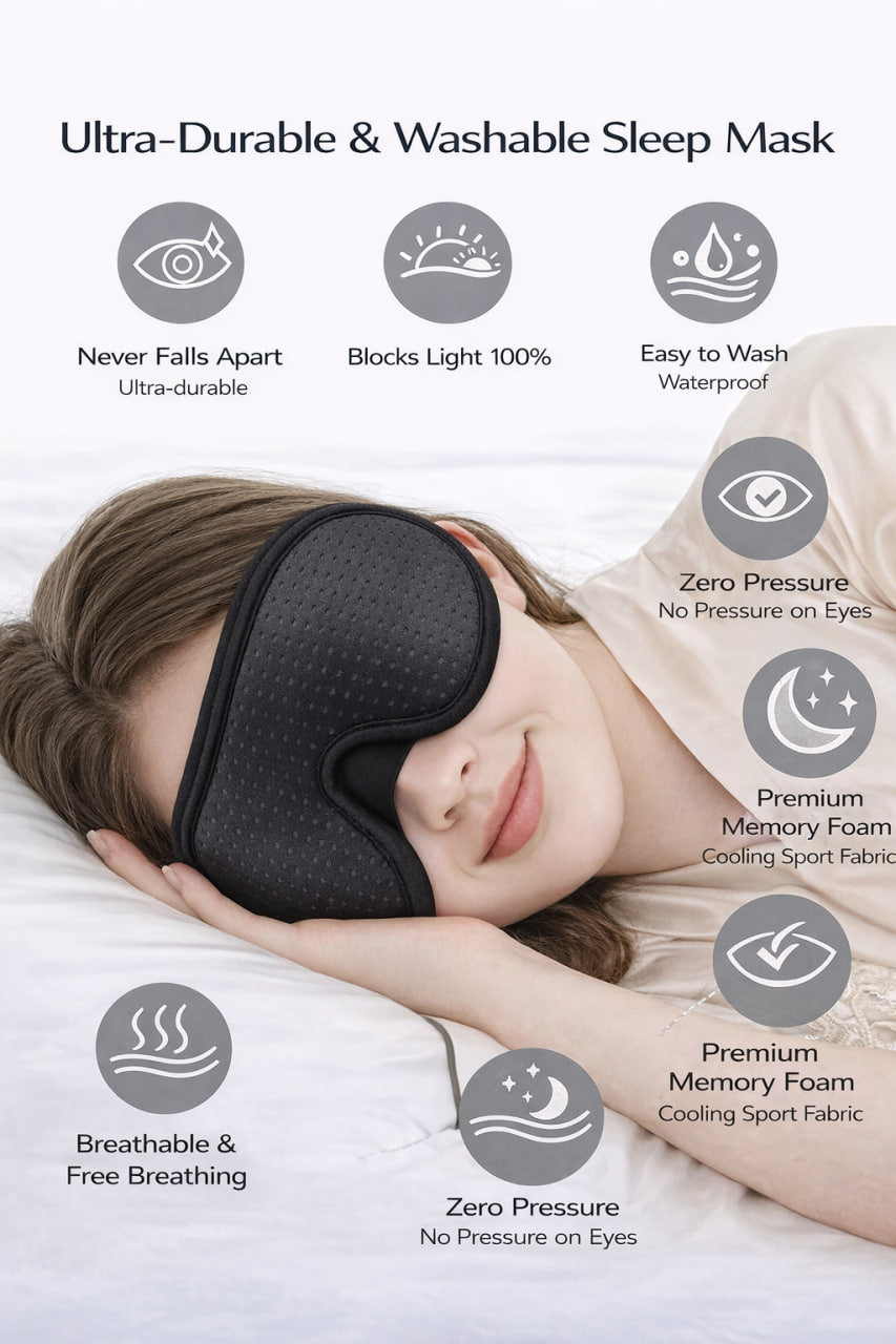 DeepSleep™ 3D Blackout Eye Mask