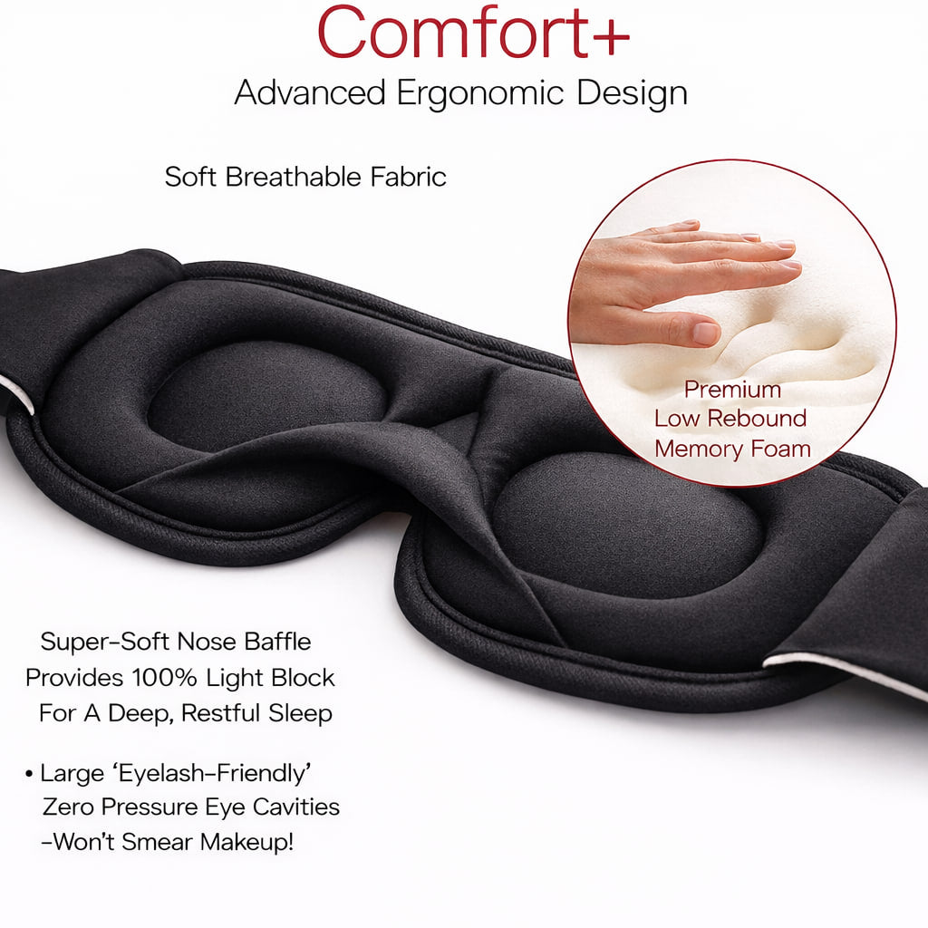 DeepSleep™ 3D Blackout Eye Mask