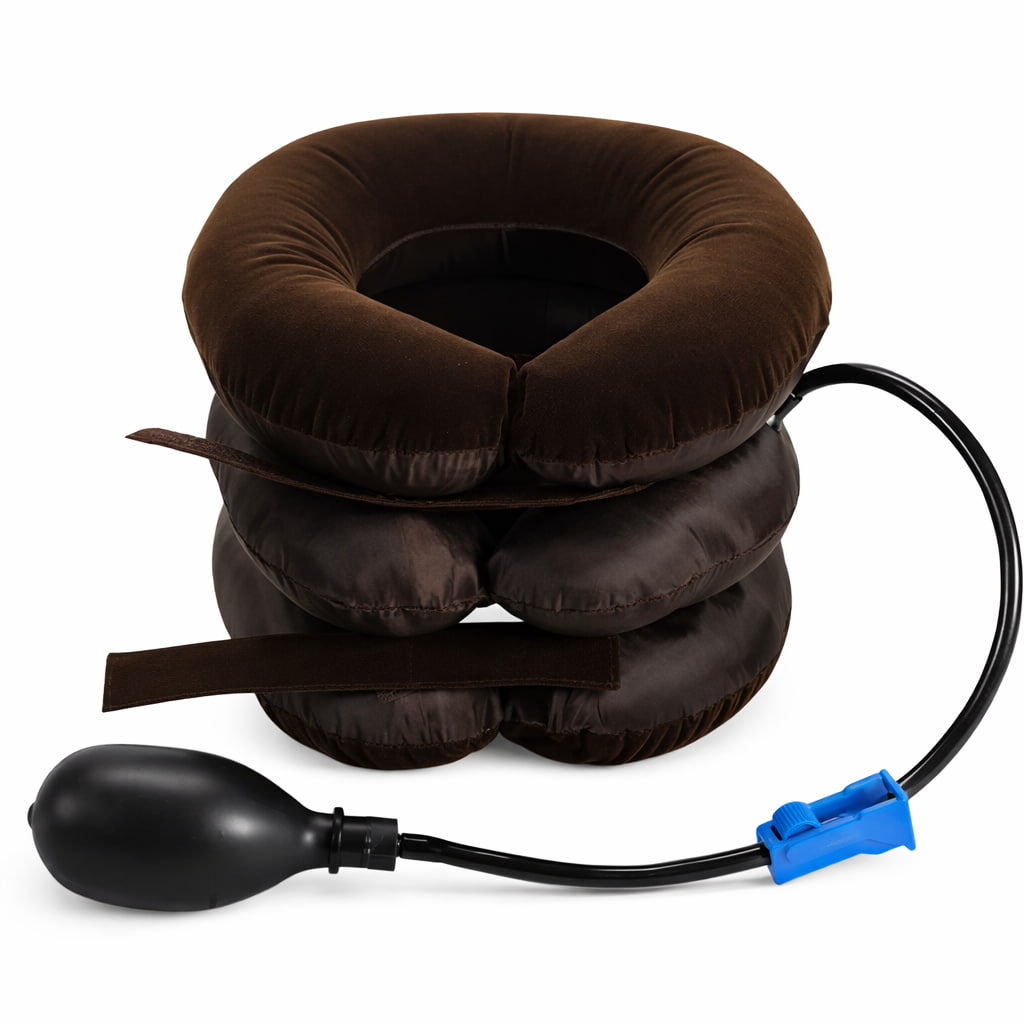 NeckRelax™ Air Cervical Traction – 3-Layer Inflatable Pillow