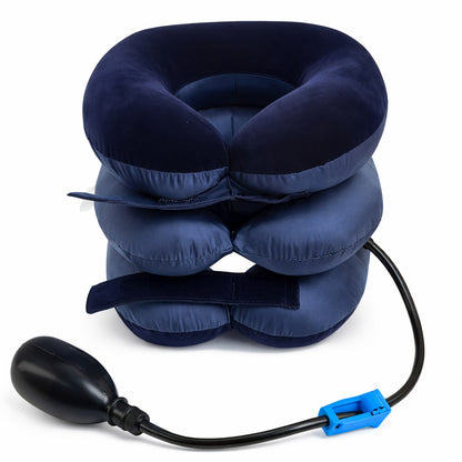 NeckRelax™ Air Cervical Traction – 3-Layer Inflatable Pillow