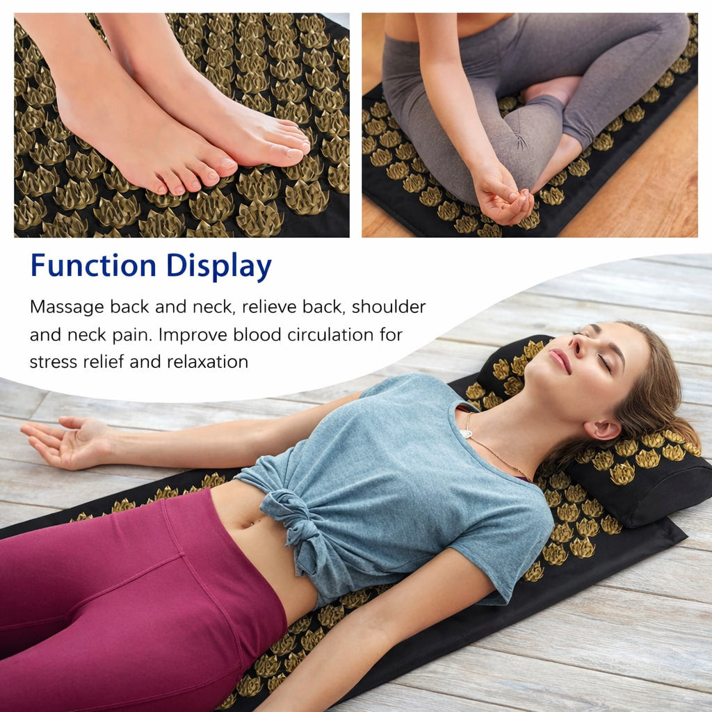 ZENLY™ Acupressure Mat & Pillow Set